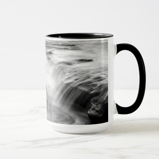 Mug Marée montante sur la plage (Droite)
