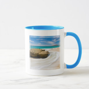 Mug Marée océanique tourbillonne sur la plage