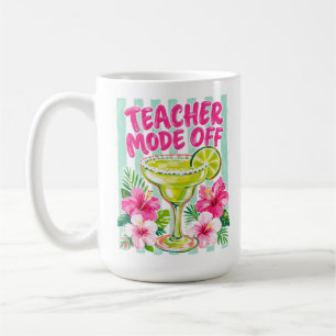 MUG MARGARITA ROSE & VERT MODE ENSEIGNANT DÉSACTIVÉ