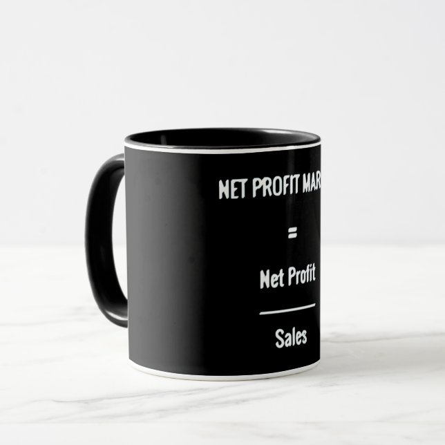 Mug "Marge nette de profit" (Devant gauche)