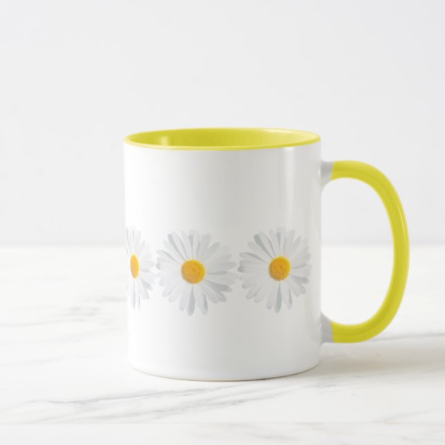 Mug marguerite blanche (Droite)
