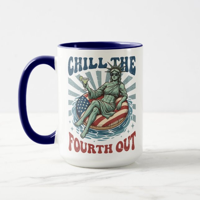 Mug Marguerite de la Statue de la Liberté pour Refroid (Gauche)