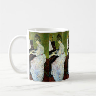 Mug Marguerite Gachet au piano par Vincent van Gogh