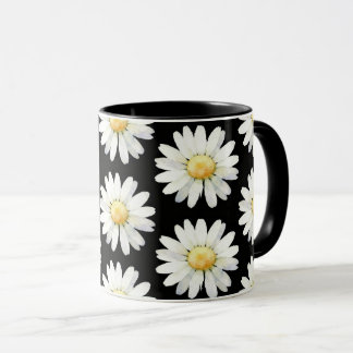 Mug Marguerites à points jaunes