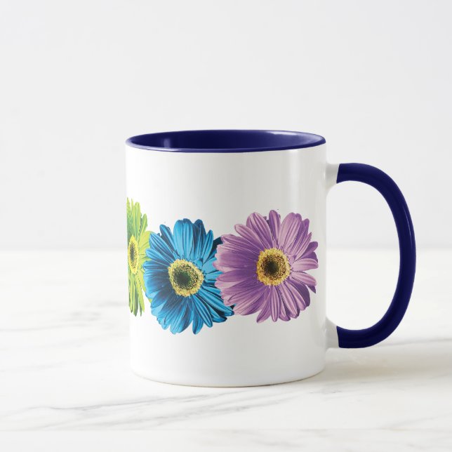 Mug Marguerites d'arc-en-ciel (Droite)