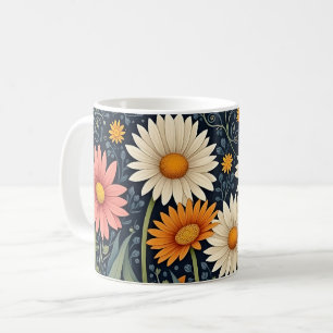 Mug Marguerites peintes