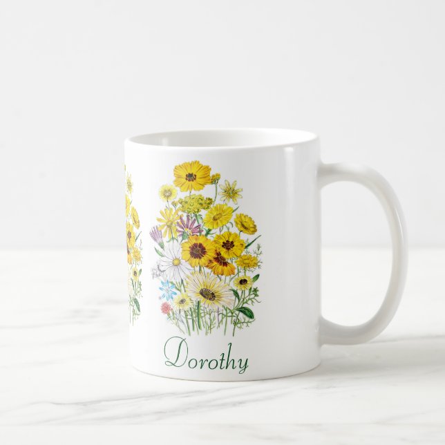 Mug Marguerites personnalisées (Droite)