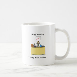Mug Mari de travail Joyeux anniversaire