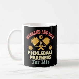 Mug Mari Et Femme Partenaires De Pickleball Pour La Vi