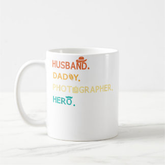 Mug Mari Papa Photographe Héros Rétro Vintage Photogra