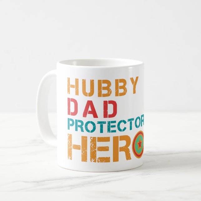 Mug Mari Papa Protecteur Héros  (Devant gauche)