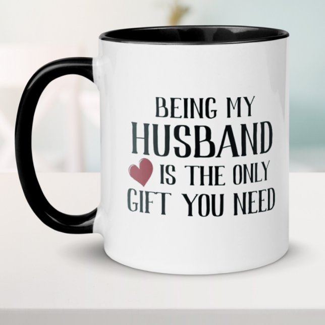 Mug Mari Saint Valentin Drôle (Funny Valentine's Day gift for husband.)