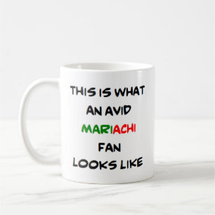 Mug mariachi fan, avide