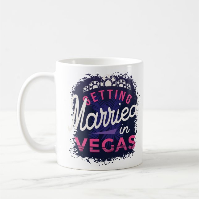 Mug Mariage à Vegas Mariée (Gauche)