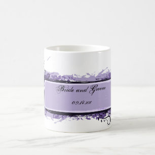 Mug Mariage Abstrait violet