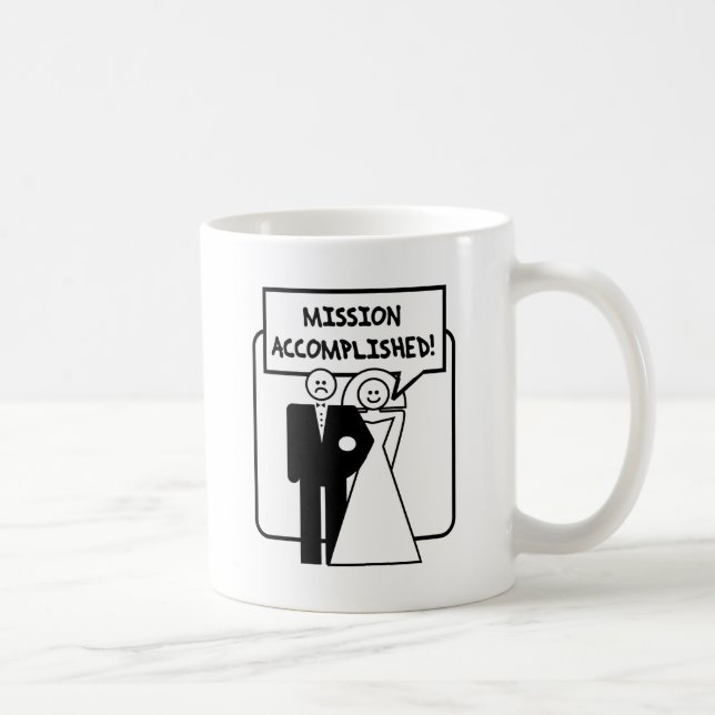 Mug Mariage accompli "par mission" (Droite)