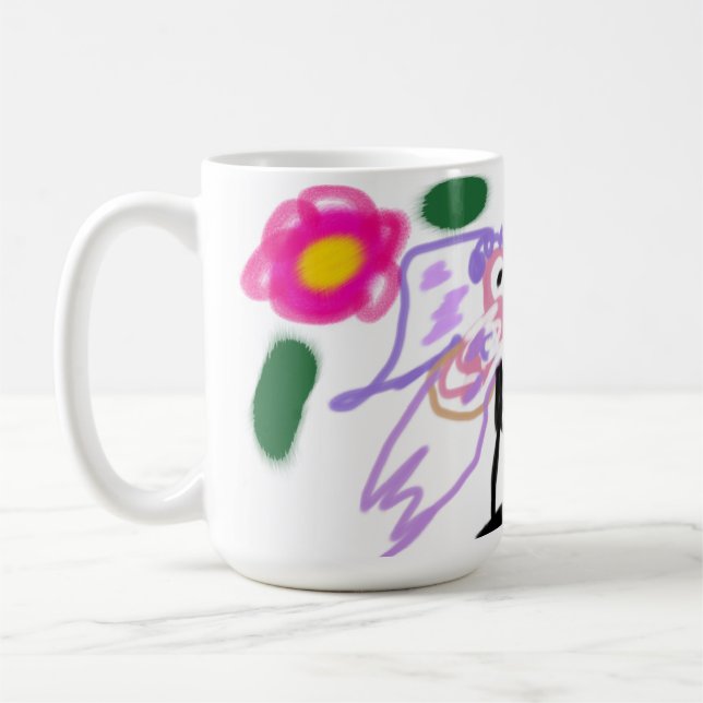 Mug Mariage aux flamants roses  (Gauche)