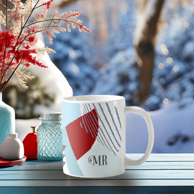 Mug Mariage de bloc couleur M. Groom Winter ID740 (Créateur téléchargé)