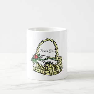 Mug Mariage de fête de la mariée Fleur Panier de la Mu