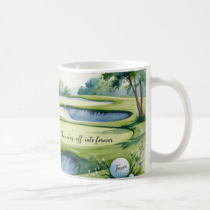 Mug Mariage de golf sur le parcours