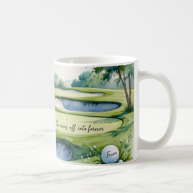Mug Mariage de golf sur le parcours (Droite)