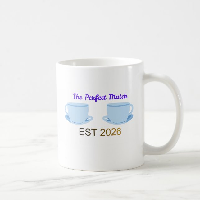 Mug Mariage Desi Café Esthétique Le Mariage Parfait (Droite)