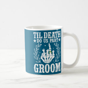 Mug mariage d'Halloween jusqu'à ce que la mort nous sé