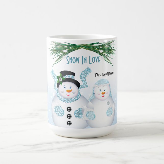 Mug Mariage d'hiver sous la neige (Centre)