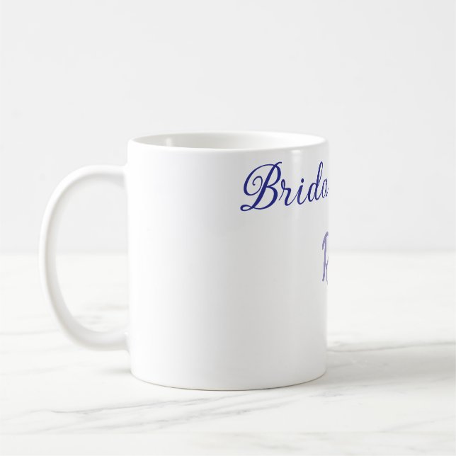 Mug Mariage douche violet ajouter nom date élégantstyl (Gauche)