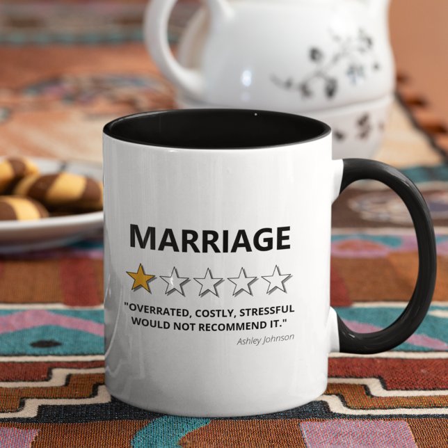 Mug Mariage Drôle Ne Le Recommanderait Pas (Créateur téléchargé)