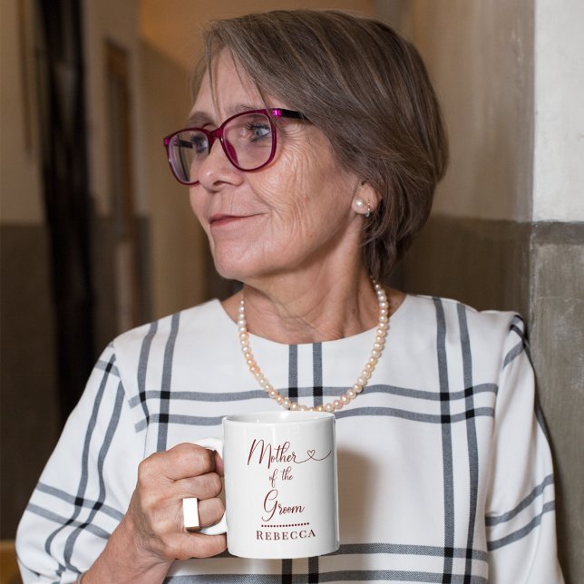 Mug Mariage du Marié Rose Péonie (Mother of the Groom Mug)