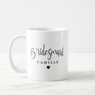 Mug Mariage Elégant de Bridesmaid