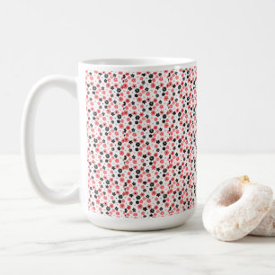 Mug Mariage Floral Monogramme Moderne