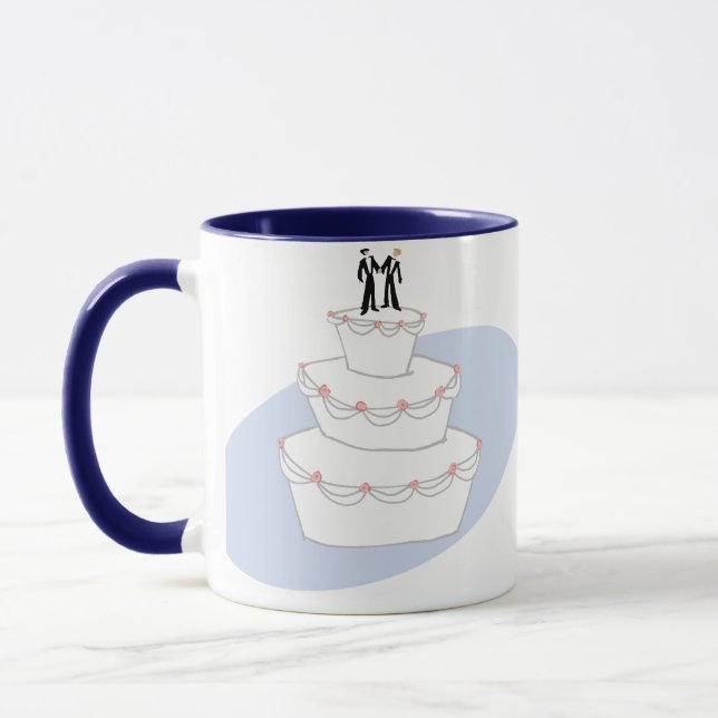 Mug Mariage Gâteau Deux Pièces (Gauche)