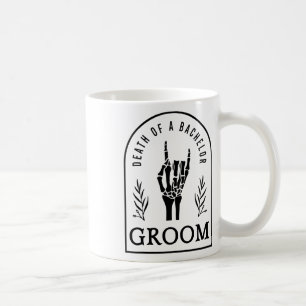 Mug Mariage gothique de garçon de la mort d'un célibat