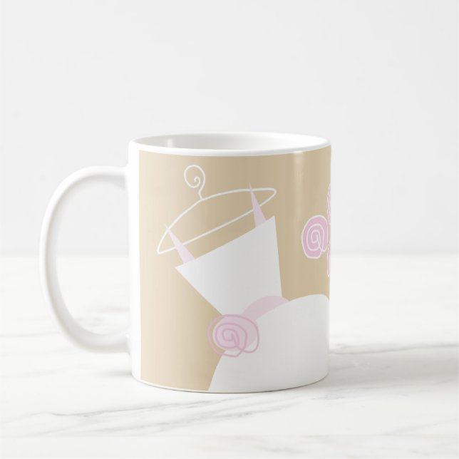 Mug Mariage Gown rose beige 'Mère de l'Épouse' (Gauche)