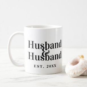 Mug Mariage homosexuel mari et mari avec Mariage Date