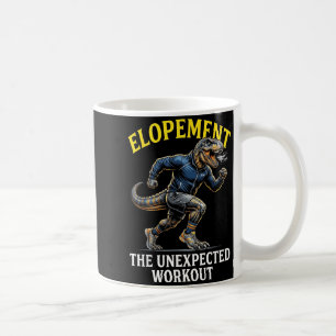 Mug Mariage inattendu de T-Rex drôle, la séance d'entr