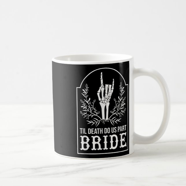 Mug Mariage jumelé des couples mariés de squelette de  (Droite)