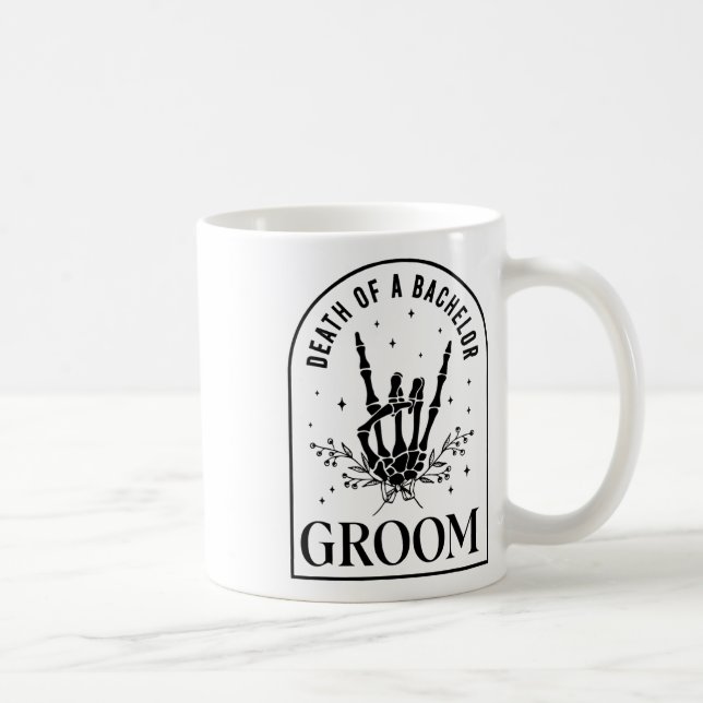 Mug Mariage Mort d'un Célibataire Squelette Gothique H (Droite)