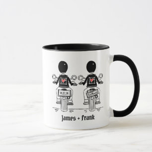 Mug Mariage motocyclette Grooms