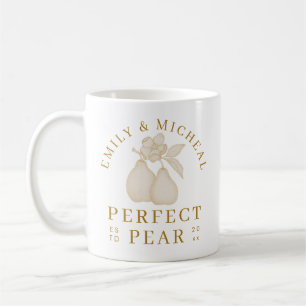 Mug Mariage Parfait Poire Doré