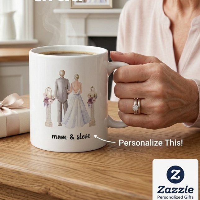 Mug Mariage personnalisé de la mère du marié  (Créateur téléchargé)