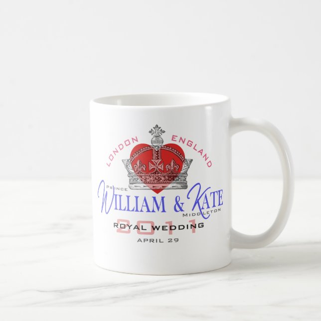 Mug Mariage royal de William et de Kate (Droite)