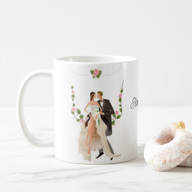 Mug Mariage sur mesure  (Avec donut)