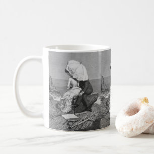 Mug Mariage vintage, les mariés de la plage