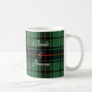 Mug Mariage Vintage, Motif Moderne Tartan Davidson