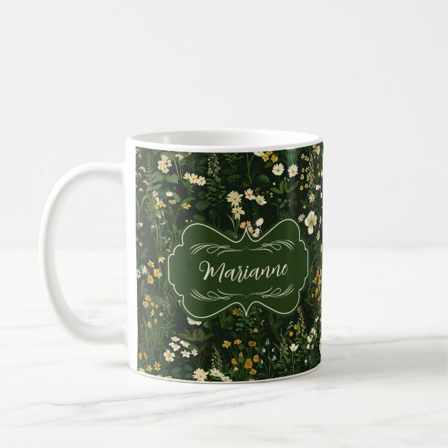 Mug Marianne Dark Daisy Floral (Gauche)