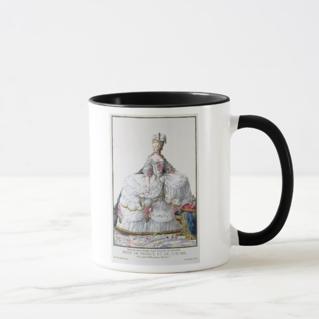 Mug Marie Antoinette (1752-93) de 'DES Estam de (Droite)