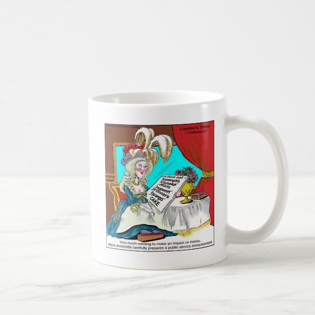 Mug Marie Antoinette Annonce de service public Drôle (Droite)